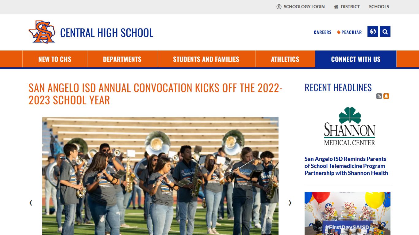 San Angelo ISD Annual Convocation Kicks Off the 2022-2023 School Year