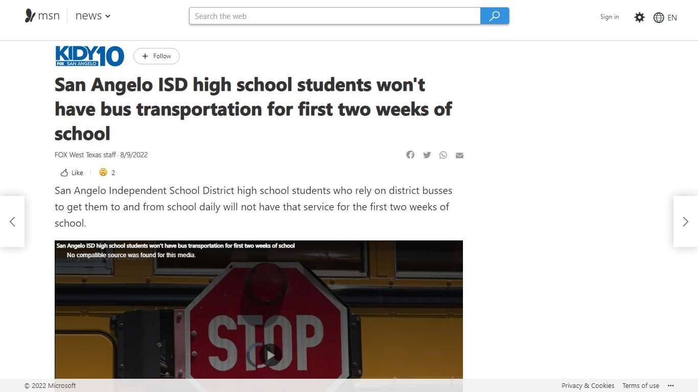 San Angelo ISD high school students won't have bus transportation for ...
